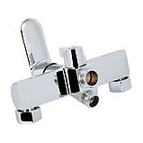 Змішувач для ванни Qtap Evia з довгим поворотним виливом (з душовим гарнітуром) QTEVI260CRM47579 Chrome, фото 4