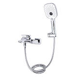 Змішувач для ванни Qtap Tern (з душовим гарнітуром) QTTER259CRM47586 Chrome, фото 3