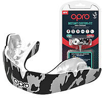 Капа OPRO Instant CAMO доросла (вік 11+) Black/White (art.102523002)