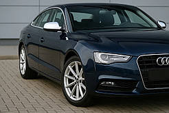 Накладки на дзеркала 2010-2015 (2 шт., нерж.) для Ауди A5 рр