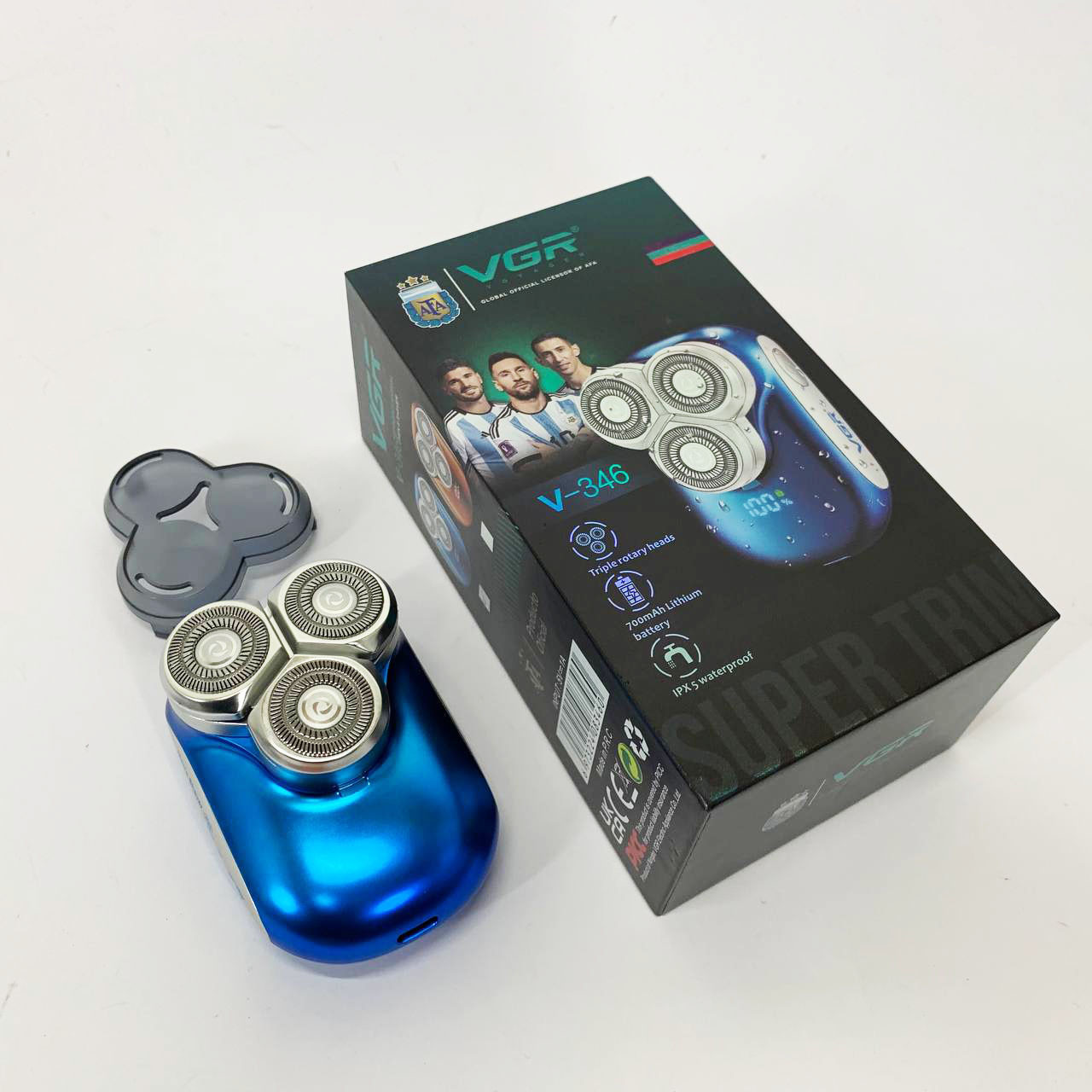 Універсальна акумуляторна електробритва VGR V-346, Акумуляторна бритва для чоловіків ES-36