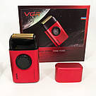 Електробритва чоловіча бездротова VGR, Бритва портативна акумуляторна, Бритва професійна для гоління ZI-41, фото 8