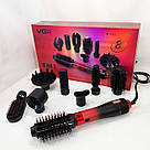 Фен з регулятором потужності і температури VGR 8 в 1 V-488, Фен для різних типів волосся BP-81, фото 2