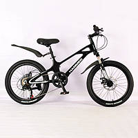 Дитячий двоколісний велосипед зі швидкостями Hammer M-1 20 дюйм, Надійний велосипед GL-96