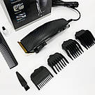 Профі машинка для стрижки волосся Gemei, Машинка для стрижки з безліччю насадок Підстригальна DR-84, фото 8