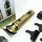 Машинка для стрижки волосся без шуму Kemei, Машинка для стрижки посіченого волосся BA-69, фото 9