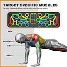 Універсальна дошка для заняття фітнесом Foldable, Тренажер для різних груп м'язів QO-76, фото 7