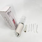 Іригатор для чищення зубів та порожнини рота Oral Irrigator з акумулятором та змінними насадками. Колір: білий JR-16, фото 10