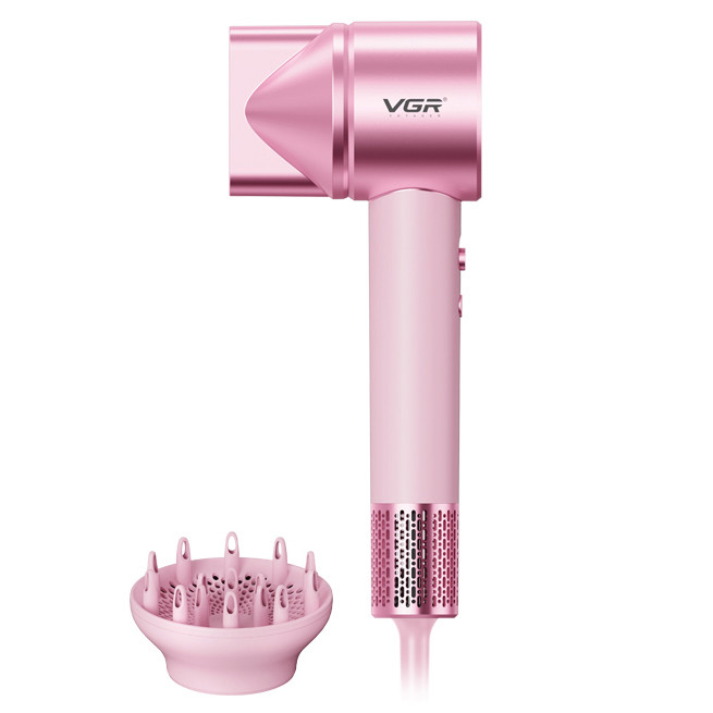 Фен з холодним повітрям для укладання VGR, Фен для укладання середнього волосся Хороший потужний LF-21, фото 1