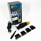 Бездротовий тример для стрижки волосся VGR, Бездротовий тример для стрижки та гоління PS-68, фото 3