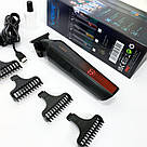 Машинка для стрижки волосся з різними насадками VGR, Набір для стрижки волосся на акумуляторі BK-77, фото 3