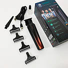 Машинка для стрижки волосся з різними насадками VGR, Набір для стрижки волосся на акумуляторі BK-77, фото 9