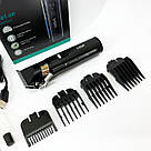Машинка для стрижки посіченого волосся VGR, Тример для стрижки волосся потужний, Тример бездротовий LO-11, фото 2
