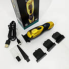 Бездротова машинка для стрижки для дому, Водонепроникний тример для стрижки Машинка хороша DR-71, фото 2