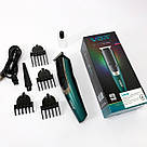 Машинка для стрижки волосся потужна, Тример з регульованою довжиною, Машинка для стрижки від акб SQ-37, фото 3