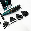 Машинка для стрижки волосся потужна, Тример з регульованою довжиною, Машинка для стрижки від акб SQ-37, фото 4