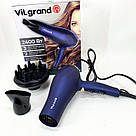 Фен для волосся з дифузором VILGRAND VHD 2424TI 2400 Вт, Потужний універсальний фен VU-29, фото 6