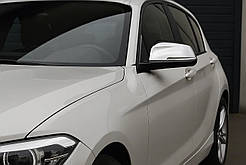 Накладки на дзеркала (2 шт, нерж.) Carmos для BMW 1 серія F20/21 2011-2019 рр