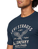 Футболка чоловіча Levi's з принтом 1159843850 (Синій M), фото 3