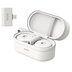 Мікрофон петличний бездротовий BOYA Omic-U (Type-C) white