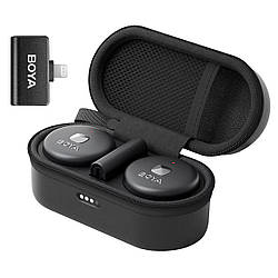 Мікрофон петличний бездротовий BOYA Omic-D (Lightning) black
