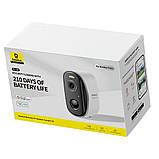 IP-камера відеоспостереження Baseus Security N1 Outdoor Camera 2K White, фото 2