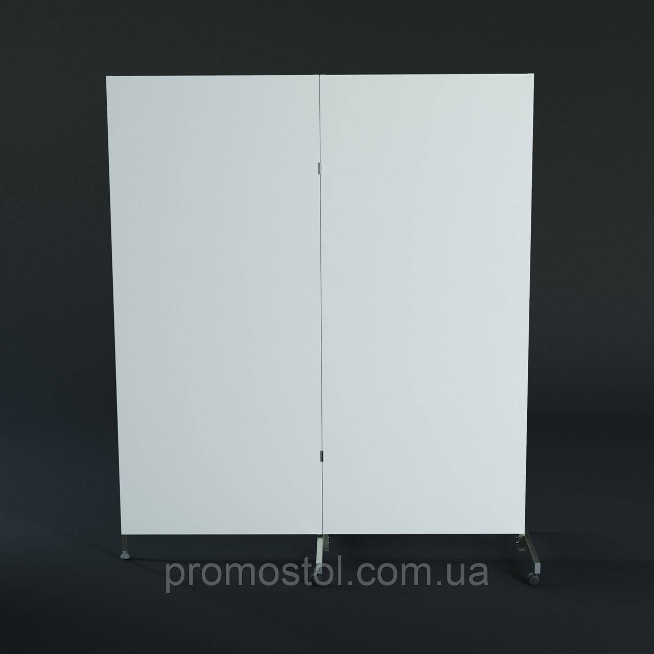 Ширма Нержавійка-Пластик 175 ×150 см, 2 секції, фото 1