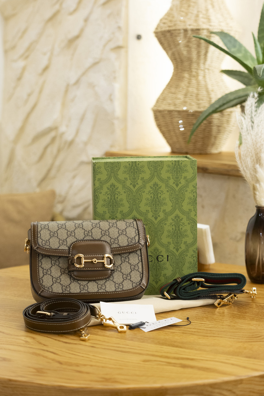 Жіноча сумка GG 20,5x15x6 преміум якість, фото 1