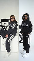 Подростковый теплый трендовый костюм 146-152,152-158,158-164,164-170