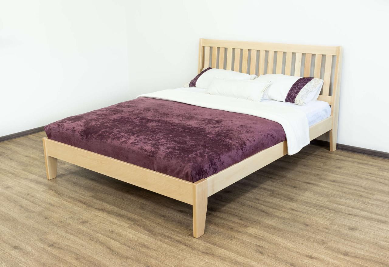 Ліжко двоспальне "Адель" з натурального дерева, фото 1