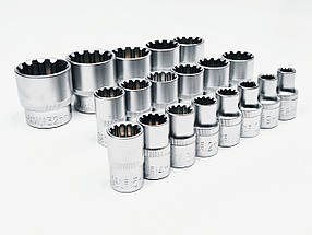 Набір 12-гр. спец головок 1/2 8-32мм, 20 од. Profline 68050, фото 5