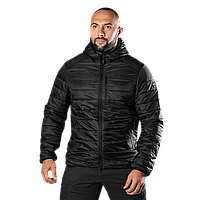 Чоловічий пуховик куртка Storm Hood 2.0 з капюшоном (Чорний) S
