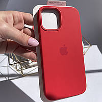 Silicone case in the box original with MagSafe Силіконовий чохол на айфон iPhone 12 Pro Max червоний