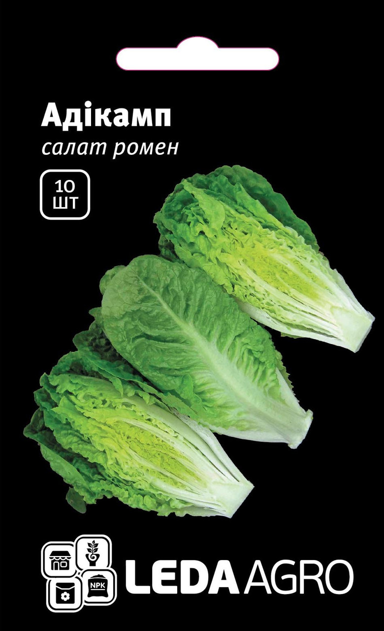 Салат Адікамп, тип ромен, 10 шт (Leda Agro), фото 1