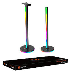 Підставка для навушників MEETION BK200 з RGB-підсвіткою 42 см Чорний 59549