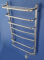 Полотенцесушитель електричний 80×50 "Каскад"нержавіюча сталь.