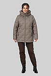 Жіноча сіра зимова куртка Анжеліка, фото 2