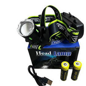 Ліхтар на голову POLICE PM10-TG (type-C) + ZOOM PL-105L