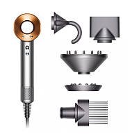 Фен Dyson Supersonic HD07 Nickel/Copper з насадками професійний фен для волосся 1600 Вт