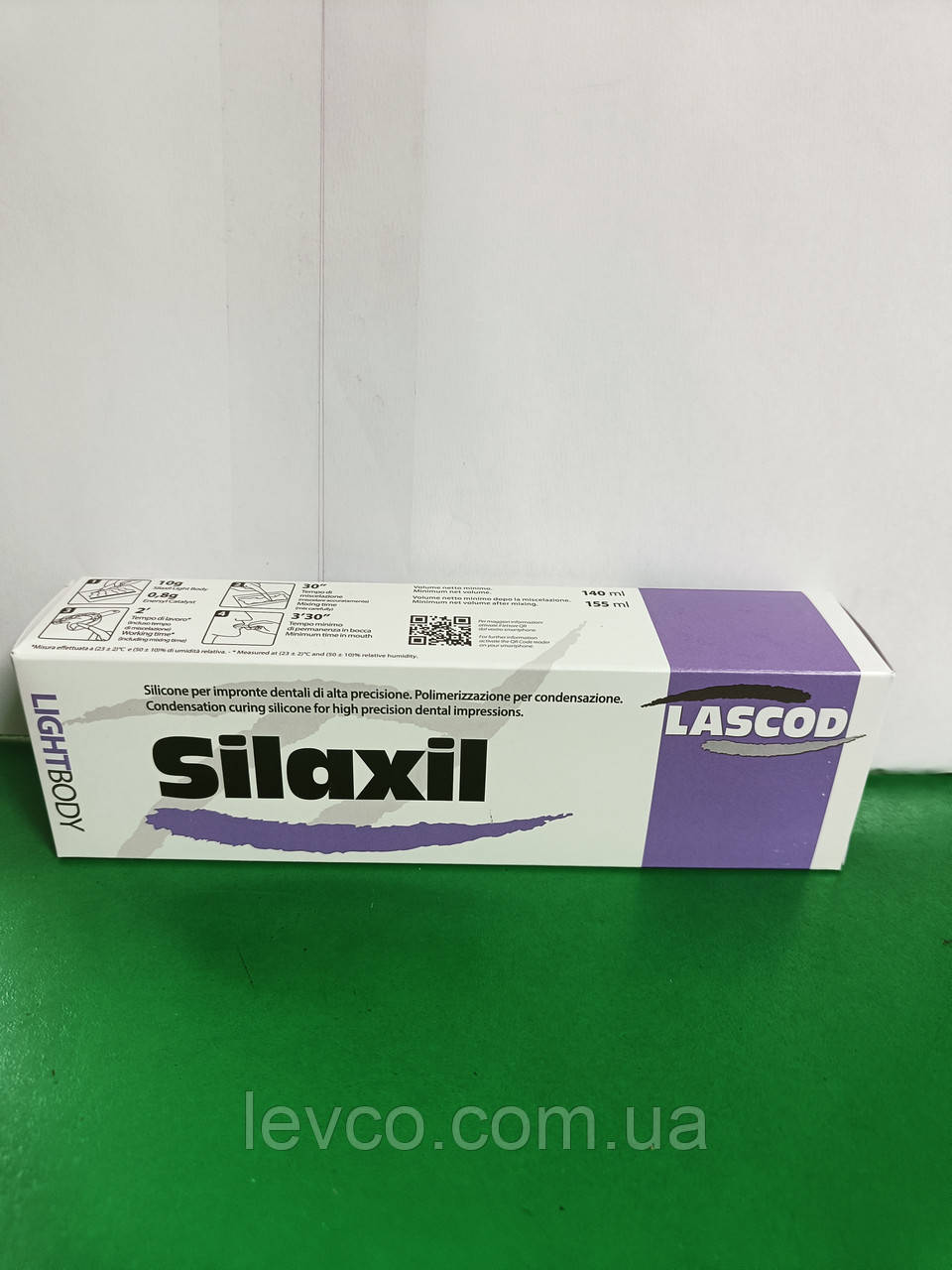 SILAXIL BOX (СІЛАКСІЛ ) СИЛІКОНОВА ВІДБИТКОВА МАСА  120  МЛ КОРЕГУЮЧА ІТАЛІЯ, фото 1