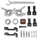 Набір для фіксації та позиціонування ГРМ VW / Audi / Seat / Skoda 1.0–1.6 TSI з цифровим інклинометром (VAG) Falcon F04143, фото 2