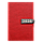Щоденник датов. 2026 LEGEND, A5, червоний, штуч.шкіра, фото 4
