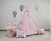 Вігвам рожевий Принцеса з килимком БОН БОН з кошиком для іграшок, фото 9