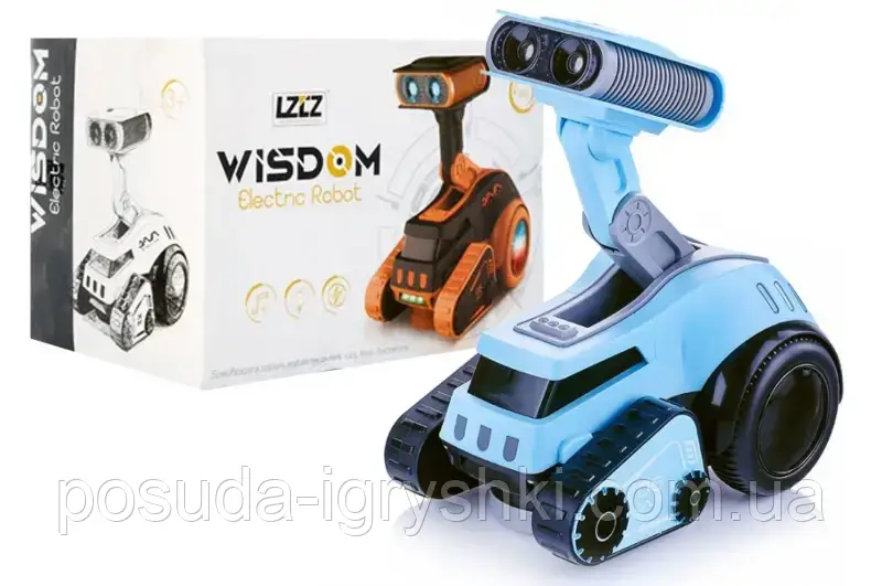 Робот на батарейках, з музикою і світлом, в коробці 6678-6 розмір 17,5-11,5-12,5см., фото 1