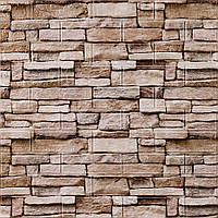 3Д-панель Італійський камінь кам'яна кладка 700х770х3мм 344-3 декор для стін каміння камені (344-3мм)