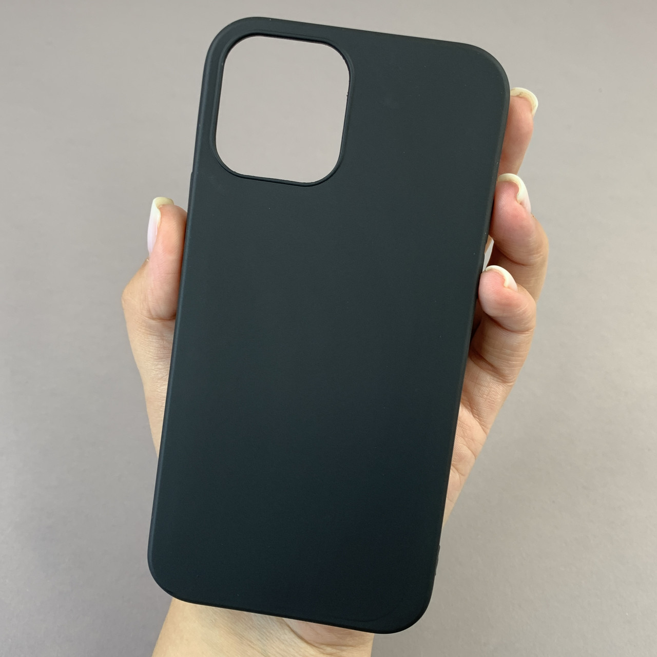 Чохол для iPhone 12 Pro чохол накладка на телефон айфон 12 про чорний tpb