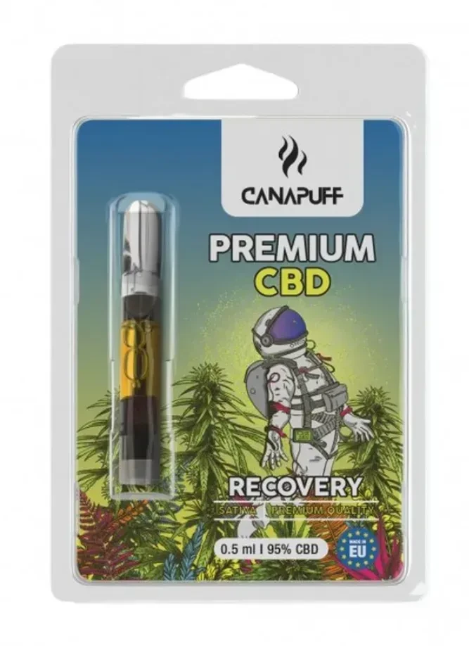 🌿Картридж Canapuff Recovery | 0.5 мл | 95% CBD | 510, фото 1