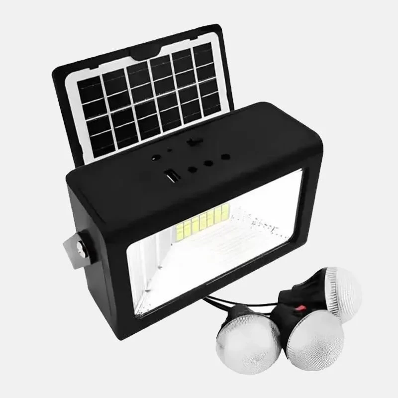 Портативна зарядна станція-ліхтар із Power bank на сонячній батареї Cclamp CL-03 Al, фото 1