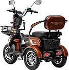 Corso Logan (1200W 72V/23Ah) Brown Електроскутер триколісний трицикл, фото 2