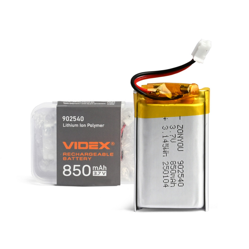 Акумулятор VIDEX Li-pol VLF-B902540-85 850mAh 1шт, фото 1